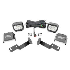 Rough Country LED Light Kit | Ditch Mount | 3" OSRAM | Wide | Toyota Tacoma 2WD/4WD (05-15)