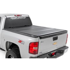 Rough Country Hard Tri-Fold Flip Up Bed Cover | 5'9" Bed | Chevy/GMC 1500 (07-13)