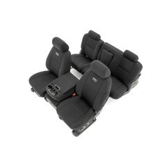 Rough Country Seat Covers | FR 40/40/20 & RR Full Bench | Chevy/GMC 1500/2500HD (07-13)