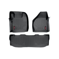 Rough Country Floor Mats | FR & RR | Crew Cab | Ford F-250/F-350 Super Duty 2WD/4WD (08-10)