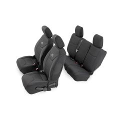 Rough Country Seat Covers | Front and Rear | Jeep Wrangler Unlimited 2WD/4WD (2008-2010)