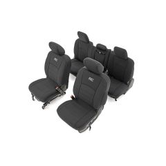 Rough Country Seat Covers | FR Bucket RR w/Arm Rest | Ram 1500 (09-18)/2500 (11-18)/3500 (11-18) 