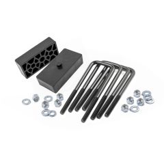 Rough Country 1.5 Inch Block & U-Bolt Kit | Chevy Silverado 2500 HD 2WD/4WD (2001-2010)