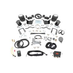 Rough Country Air Spring Kit w/compressor | Wireless Controller | 7.5 Inch Lift Kit | Chevy/GMC 2500HD/3500HD (11-19)
