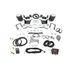Rough Country Air Spring Kit w/compressor | Wireless Controller | 0-7.5" Lift | Chevy/GMC 2500HD/3500HD (11-19)