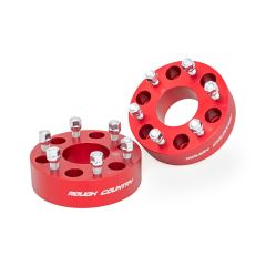 Rough Country 2 Inch Wheel Spacers | 6x5.5 | Red | Chevy/GMC 1500 Truck & SUV 