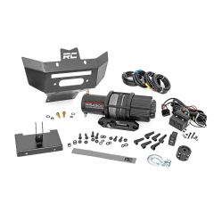Rough Country Winch Bumper | 4500-Lb Winch | Synthetic Rope | Can-Am Renegade 1000/Renegade 500