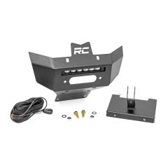 Rough Country Winch Bumper | Black Series LED | 6" Light | Slime Line | Can-Am Renegade 1000/Renegade 500