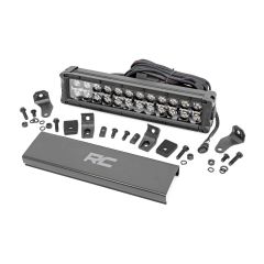 Rough Country 12 Inch Black Series LED Light Bar | Dual Row | White DRL