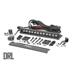 Rough Country 12 Inch Black Series LED Light Bar | Single Row | Cool White DRL
