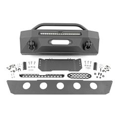 Rough Country Front Bumper | Hybrid | 20" Blk DRL | Toyota 4Runner 2WD/4WD (2014-2024)
