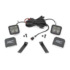 Rough Country LED Light Kit | Ditch Mount | 2" Spectrum Pair | Spot | Jeep Cherokee KL (14-21)