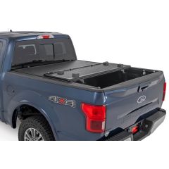 Rough Country Hard Low Profile Bed Cover | 5'7" Bed | Ford F-150 (15-20)/Raptor (17-20)