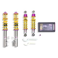 KW V2 Coilover Kit VW Super Beetle 1302 + 1303; Sedan + Convertible; 2 bolt model; rear coilover conversion