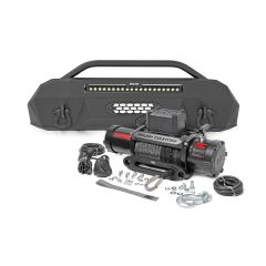 Rough Country Front Bumper | Hybrid | 20" Blk DRL LED | Toyota Tacoma 4WD (2016-2023)