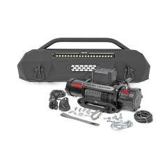 Rough Country Front Bumper | Hybrid | 20" Blk LED | Toyota Tacoma 4WD (2016-2023)