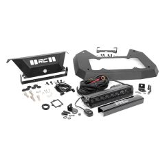 Rough Country Spare Tire Carrier Delete | 8 Inch BLK Ser LED | Jeep Wrangler JL (18-24)