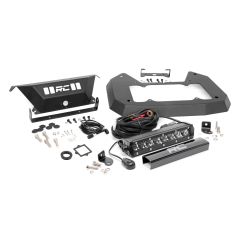 Rough Country Spare Tire Carrier Delete | 8 Inch Chrome LED | Jeep Wrangler JL (18-24)/Wrangler Unlimited (18-24)