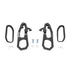 Rough Country Tow Hook Brackets & Bezel Combo | Ram 1500 2WD/4WD (2019-2024)