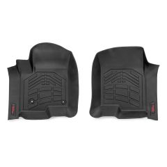 Rough Country Floor Mats | FR Bucket | Crew | Chevy/GMC 1500/2500HD/3500HD (19-26)
