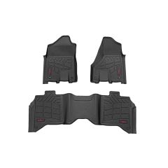 Rough Country Sure-Fit Floor Mats | Front & Rear | Bucket | Crew | Ram 2500/3500 (19-26)