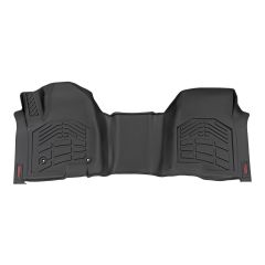 Rough Country Sure-Fit Floor Mats | Front Over Hump | Crew | Chevy/GMC 1500/2500HD/3500HD (19-26)