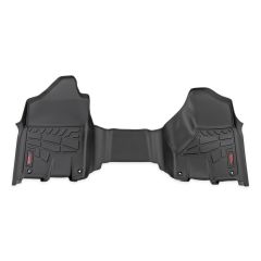Rough Country Sure-Fit Floor Mats | Front Over Hump | Crew | Ram 2500/3500 2WD/4WD (19-26)