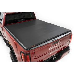 Rough Country Soft Tri-Fold Bed Cover | 6'9" Bed | Chevy/GMC 2500HD/3500HD (20-26)