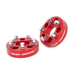 Rough Country 1.5 Inch Wheel Spacers| 5x4.5 | Red | Jeep Cherokee XJ/Comanche MJ/Wrangler TJ 