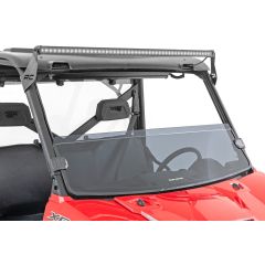 Rough Country Tinted Half Windshield | Scratch Resistant | Polaris Ranger 1000/Ranger XP 900/1000
