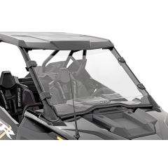 Rough Country Full Windshield | Scratch Resistant | Polaris RZR Turbo R