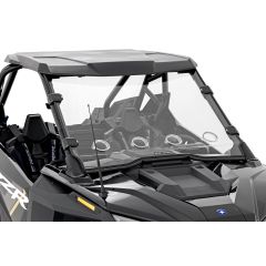 Rough Country Vented Full Windshield | Scratch Resistant | Polaris RZR Turbo R 4