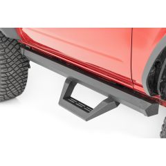 Rough Country SRX2 Adjustable Aluminum Step | Ford Bronco (2 Door) 4WD (2021-2026)