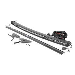 Rough Country LED Light Kit | 30 Inch Curved | Front Bracket | Black Series | Polaris RZR Turbo S4