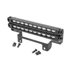 Rough Country LED Light Kit | Bumper Mount | 10" Black Slimline Pair | Honda Pioneer 1000