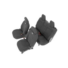 Rough Country Seat Covers | Front and Rear | Jeep Wrangler JL 4WD (2018-2026)