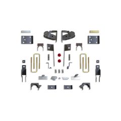 MaxTrac 2019-2025 SILVERADO/SIERRA 1500 2WD/4WD 4" REAR LOWERING BOX KIT (ADAPTIVE RIDE MODELS)