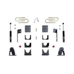 MaxTrac 2019-2026 SILVERADO/SIERRA 1500 2WD/4WD 5" REAR LOWERING BOX KIT (MODELS W/ MONOLEAF REAR SPRING)