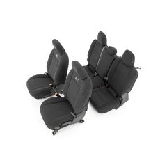 Rough Country Seat Covers | Front and RR No Cup Holder | Jeep Gladiator JT 4WD (2020-2026)