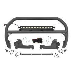 Rough Country Nudge Bar | 20 Inch Black Single Row LED | Ford Bronco Sport 4WD (2021-2024)