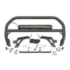 Rough Country Nudge Bar | w/ Tow Hooks | Spectrum Series LED | Ford Bronco Sport 4WD (21-24)