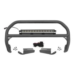 Rough Country Nudge Bar | 20 Inch Black Single Row LED | OE Modular Steel | | Ford Bronco (21-26)