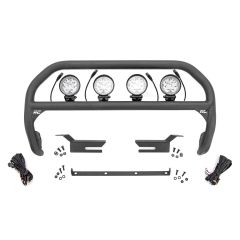 Rough Country Nudge Bar | 4 Inch Round Led (x4) | Ford Bronco 4WD (2021-2026)