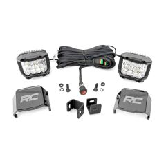 Rough Country LED Light Kit | Ditch Mount | 3" OSRAM | Wide | Toyota Tundra 2WD/4WD (22-26)