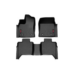 Rough Country Floor Mats | FR & RR | CrewMax | Toyota Tundra 2WD/4WD (2022-2025)