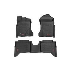 Rough Country Sure-Fit Floor Mats | Front & Rear | Crew | Ford Ranger 2WD/4WD (2024-2026)
