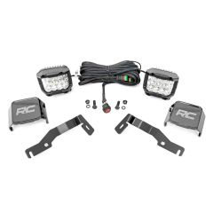 Rough Country LED Light Kit | Ditch Mount | 3" OSRAM | Wide | Toyota Tacoma 2WD/4WD (24-26)