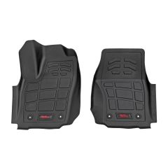 Rough Country Sure-Fit Floor Mats | Front | Double Cab | Toyota Tacoma 2WD/4WD (2024-2026)