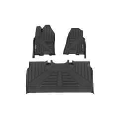 Rough Country Flex-Fit Floor Mats | FR & RR | Crew | Ram 1500 2WD/4WD (2025-2026)