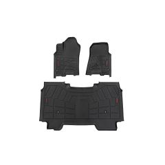 Rough Country Sure-Fit Floor Mats | Front & Rear | Crew | Ram 1500 2WD/4WD (2025-2026)
